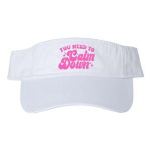 Retro You Need To Calm Down Valucap Bio-Washed Visor