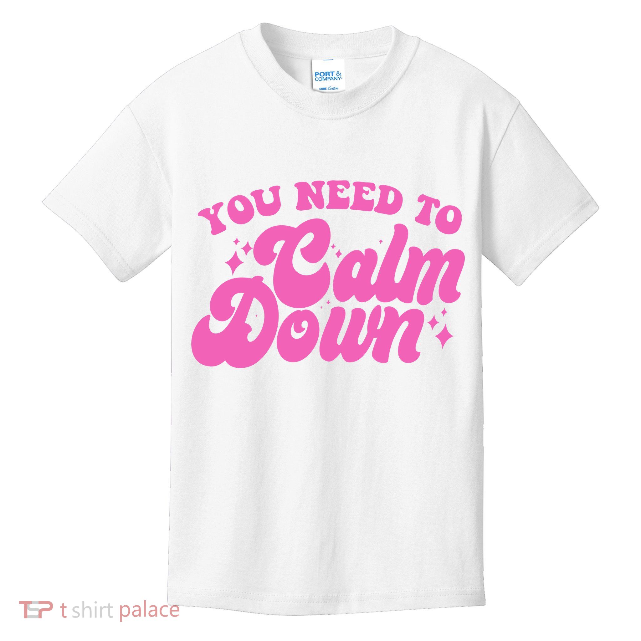 Retro You Need To Calm Down Kids T-Shirt
