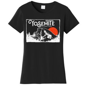 Retro Yosemite National Park Half Dome Women's T-Shirt