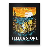 Retro Yellowstone National Park Wpa Style Lower Falls Poster