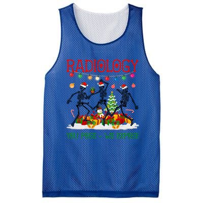 Radiology You Pose We Expose Dancing Skeletons Xmas Pajama Funny Gift Mesh Reversible Basketball Jersey Tank