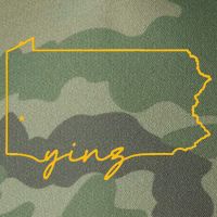 Retro Yinz Pittsburgh PA Home State Outline Legacy Tie Dye Trucker Hat