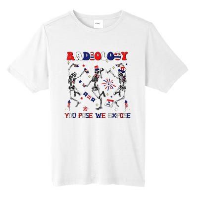 Radiology You Pose We Expose Skeleton Dancing 4th Of July Tall Fusion ChromaSoft Performance T-Shirt