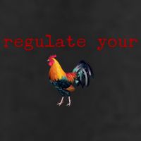 Regulate Your Rooster Funny 7 Panel Mesh Trucker Snapback Hat