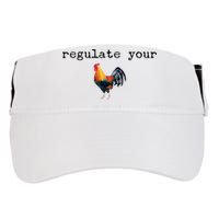 Regulate Your Rooster Funny Adult Drive Performance Visor