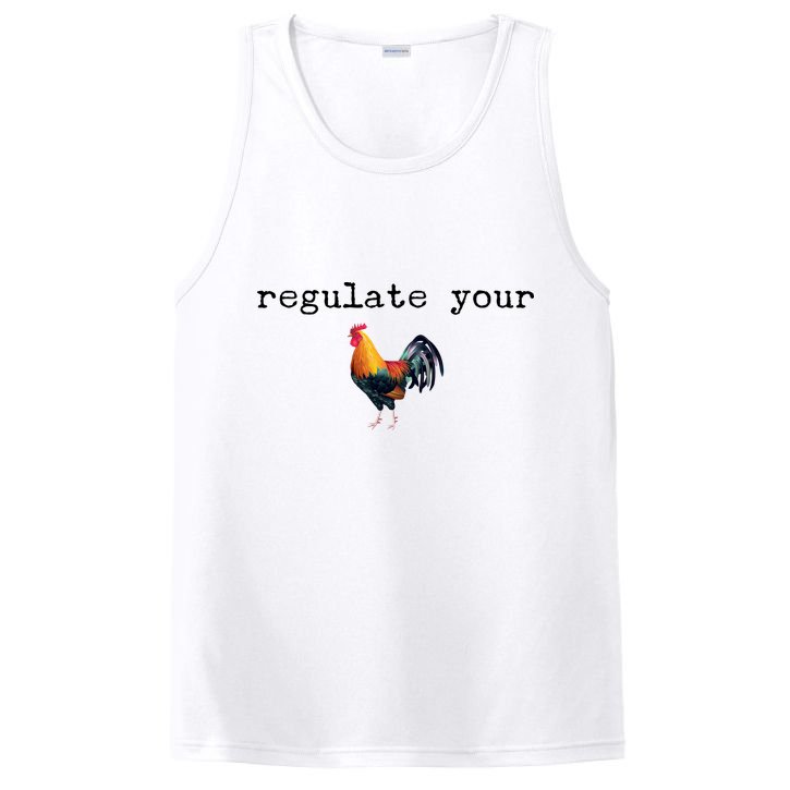 Regulate Your Rooster Funny PosiCharge Competitor Tank