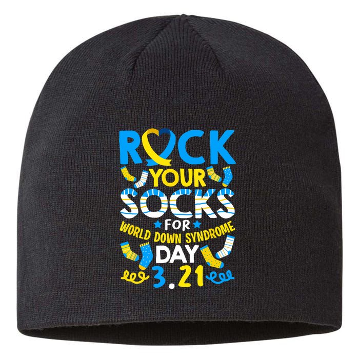 Rock Your Socks Down Syndrome Day Awareness Sustainable Beanie