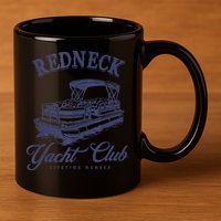 Redneck Yacht Social Club Party In Slow Motion 11oz C Handle Ceramic Mug
