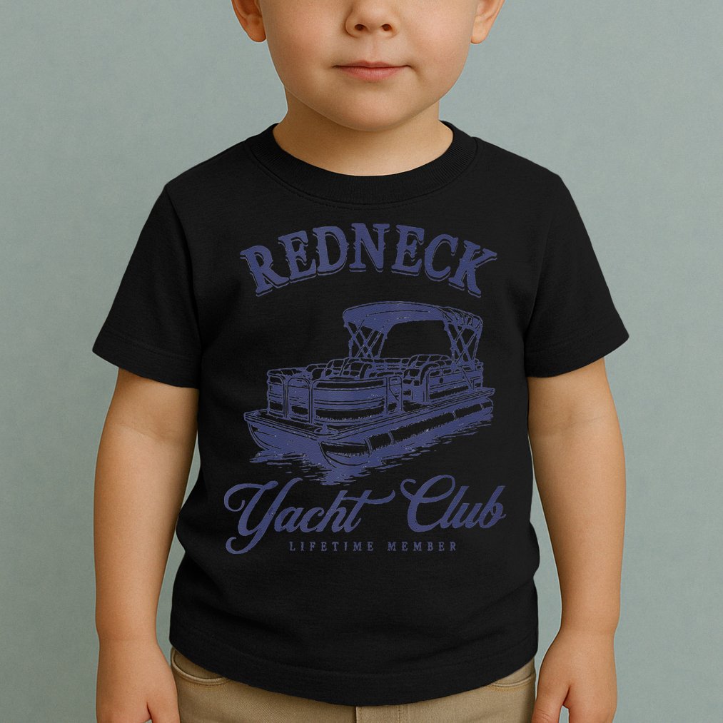 Redneck Yacht Social Club Party In Slow Motion Toddler T-Shirt