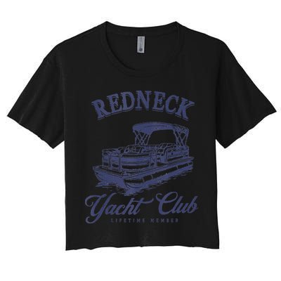 Redneck Yacht Social Club Party In Slow Motion Crop Top