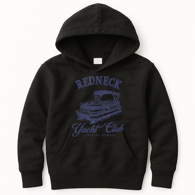 Redneck Yacht Social Club Party In Slow Motion Kids Hoodie