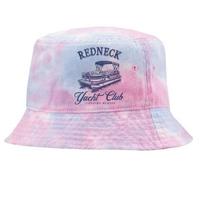 Redneck Yacht Social Club Party In Slow Motion Tie-Dyed Bucket Hat