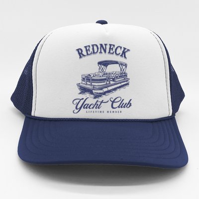 Redneck Yacht Social Club Party In Slow Motion Trucker Hat