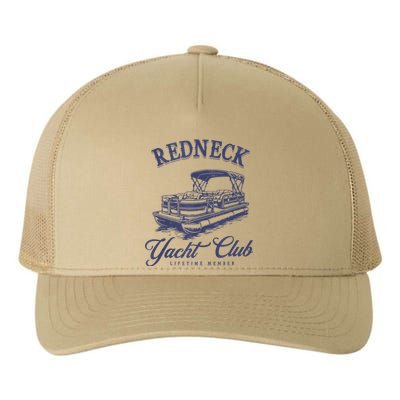 Redneck Yacht Social Club Party In Slow Motion Yupoong Adult 5-Panel Trucker Hat