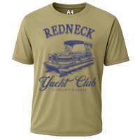 Redneck Yacht Social Club Party In Slow Motion Cooling Performance Crew T-Shirt