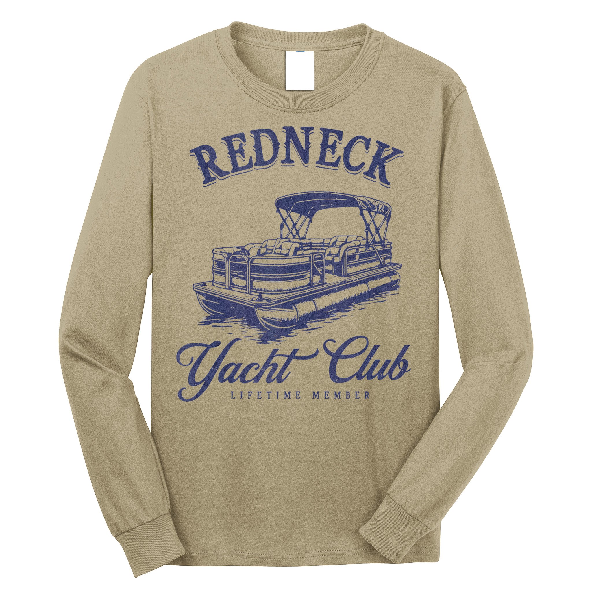 Redneck Yacht Social Club Party In Slow Motion Long Sleeve Shirt