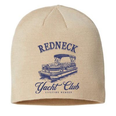 Redneck Yacht Social Club Party In Slow Motion Sustainable Beanie