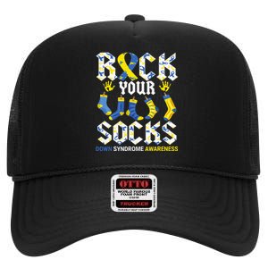 Rock Your Socks Awareness on March 21st High Crown Mesh Back Trucker Hat