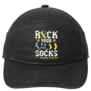 Rock Your Socks Awareness on March 21st 7-Panel Snapback Hat