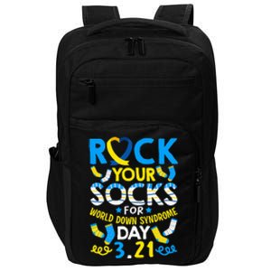 Rock Your Socks Down Syndrome Day Awareness Impact Tech Backpack