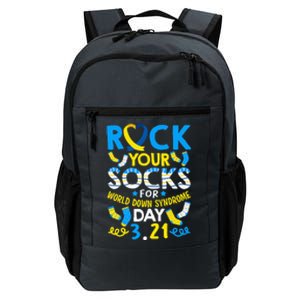 Rock Your Socks Down Syndrome Day Awareness Daily Commute Backpack