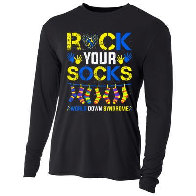 Rock Your Socks World Down Syndrome Cooling Performance Long Sleeve Crew