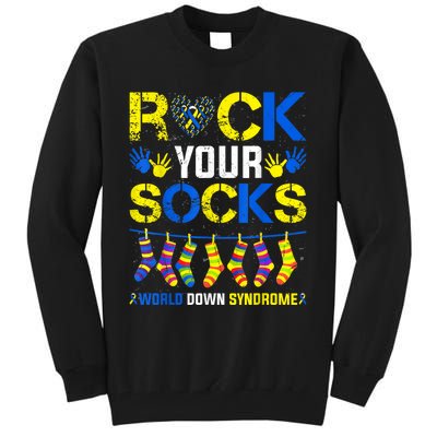 Rock Your Socks World Down Syndrome Tall Sweatshirt