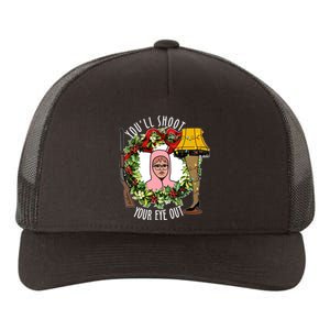 Ralphie Youll Shoot Your Eye Out Christmas Funny Holiday Yupoong Adult 5-Panel Trucker Hat