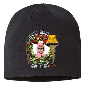 Ralphie Youll Shoot Your Eye Out Christmas Funny Holiday Sustainable Beanie