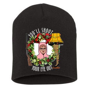 Ralphie Youll Shoot Your Eye Out Christmas Funny Holiday Short Acrylic Beanie