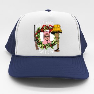 Ralphie Youll Shoot Your Eye Out Christmas Funny Holiday Trucker Hat