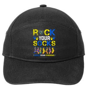 Rock Your Socks Down Syndrome Socks Women 7-Panel Snapback Hat