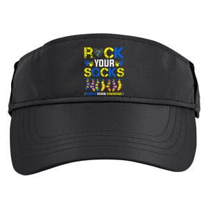 Rock Your Socks Down Syndrome Socks Women Adult Drive Performance Visor