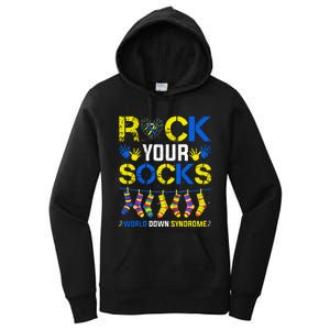 Rock Your Socks Down Syndrome Socks Women Women's Pullover Hoodie