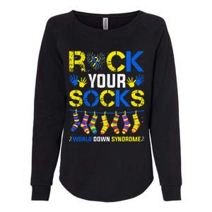 Rock Your Socks Down Syndrome Socks Women Womens California Wash Sweatshirt