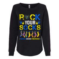 Rock Your Socks Down Syndrome Socks Women Womens California Wash Sweatshirt