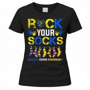 Rock Your Socks Down Syndrome Socks Women Women's T-Shirt