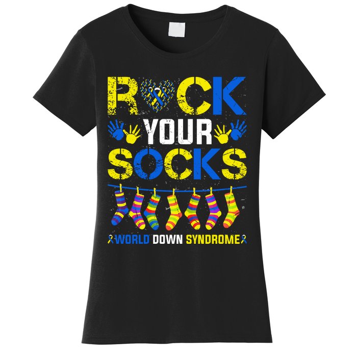 Rock Your Socks Down Syndrome Socks Women Women's T-Shirt