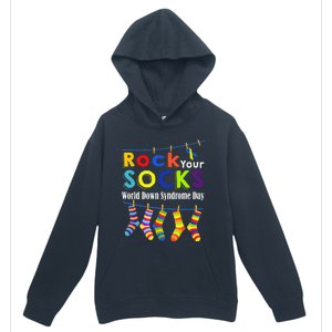 Rock Your Socks Cute 3 21 Trisomy 21 World Down Syndrome Day Urban Pullover Hoodie