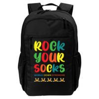 Rock Your Socks Down Syndrome Socks Women Daily Commute Backpack