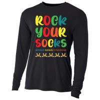 Rock Your Socks Down Syndrome Socks Women Cooling Performance Long Sleeve Crew