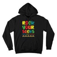 Rock Your Socks Down Syndrome Socks Women Tall Hoodie