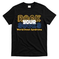 Rock Your Socks Down Syndrome Socks Women T-Shirt