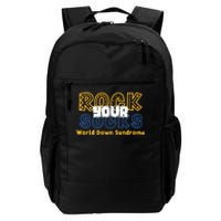 Rock Your Socks Down Syndrome Socks Women Daily Commute Backpack