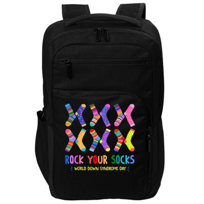 Rock Your Socks World Down Syndrome Awareness Day Impact Tech Backpack