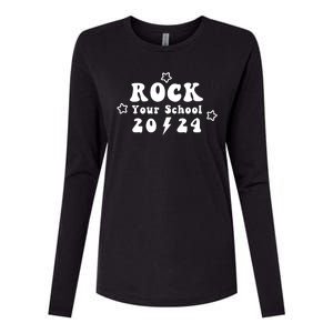 Rock Your School 2024 Womens Cotton Relaxed Long Sleeve T-Shirt