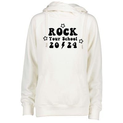 Rock Your School 2024 Womens Funnel Neck Pullover Hood