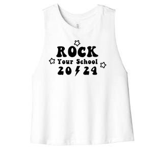 Rock Your School 2024 Women's Racerback Cropped Tank