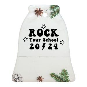 Rock Your School 2024 Ceramic Bell Ornament