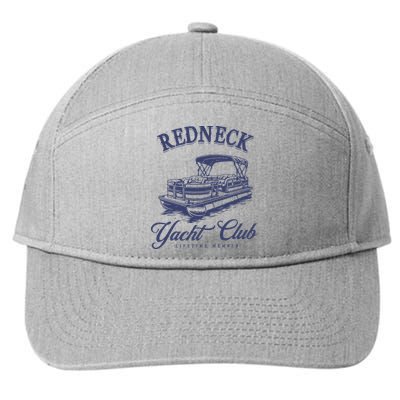 Redneck Yacht Social Club Party In Slow Motion 7-Panel Snapback Hat